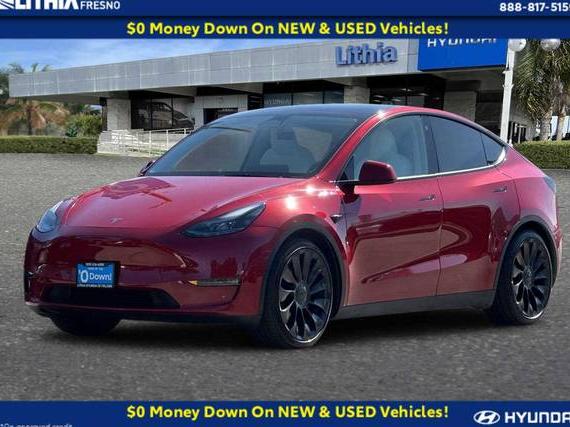 TESLA MODEL Y 2022 7SAYGDEF0NF561426 image